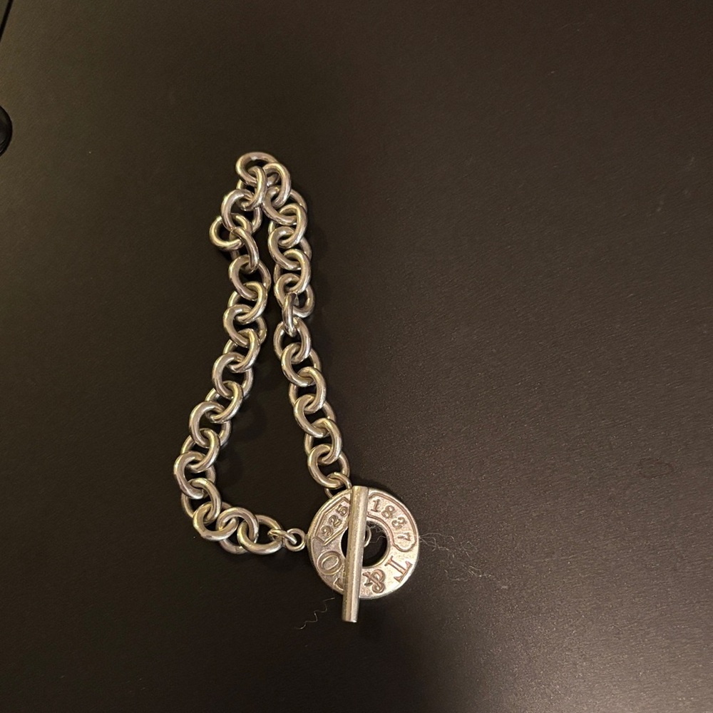 J11 TIFFANY AND CO VJNTAGE Elegant Silver Chain Bracelet